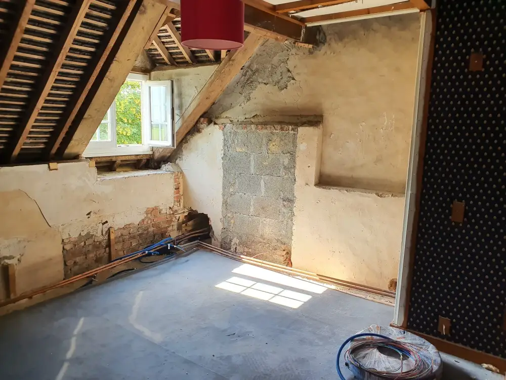 Isolation de combles et habillage placo à Châteauneuf-en-Thymerais (1)
