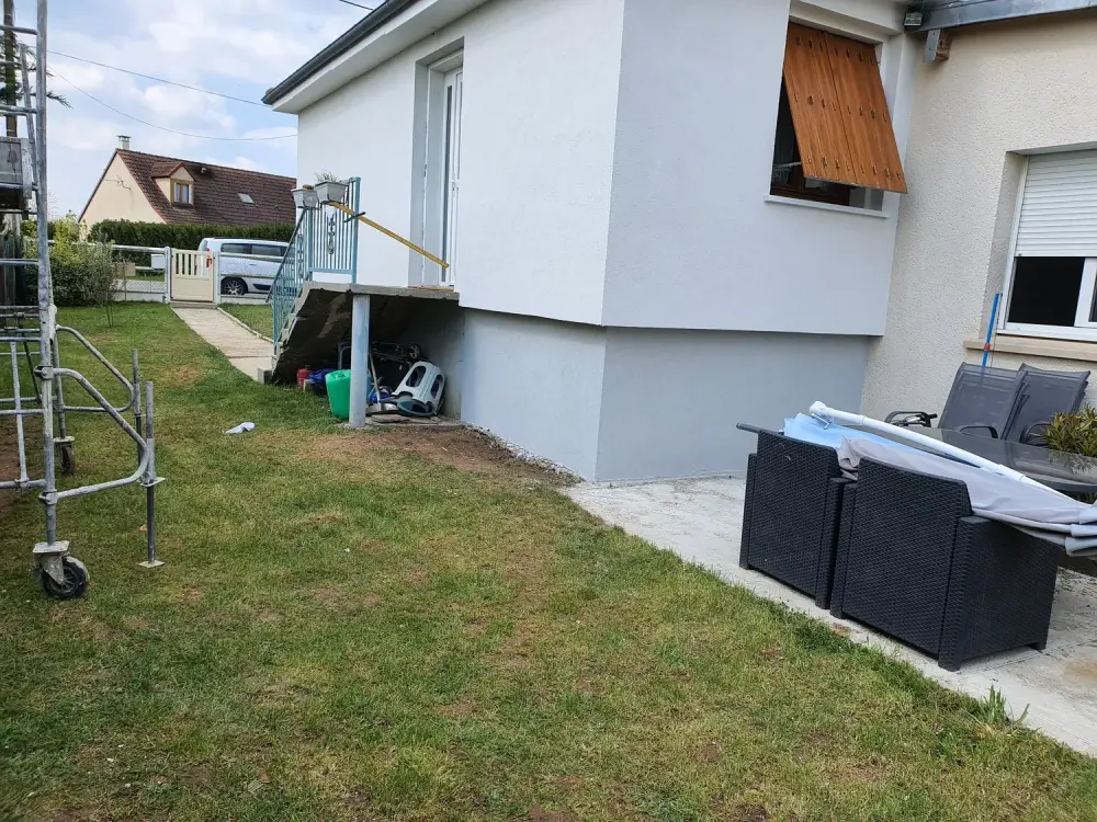 Isolation par l'extérieur d'une maison individuelle à Dreux (6)